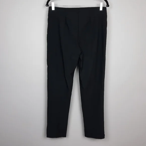 Chico's So Slimming Black Slim Straight Ankle Length Pull On Ponte Pants size 4 - Picture 3 of 13